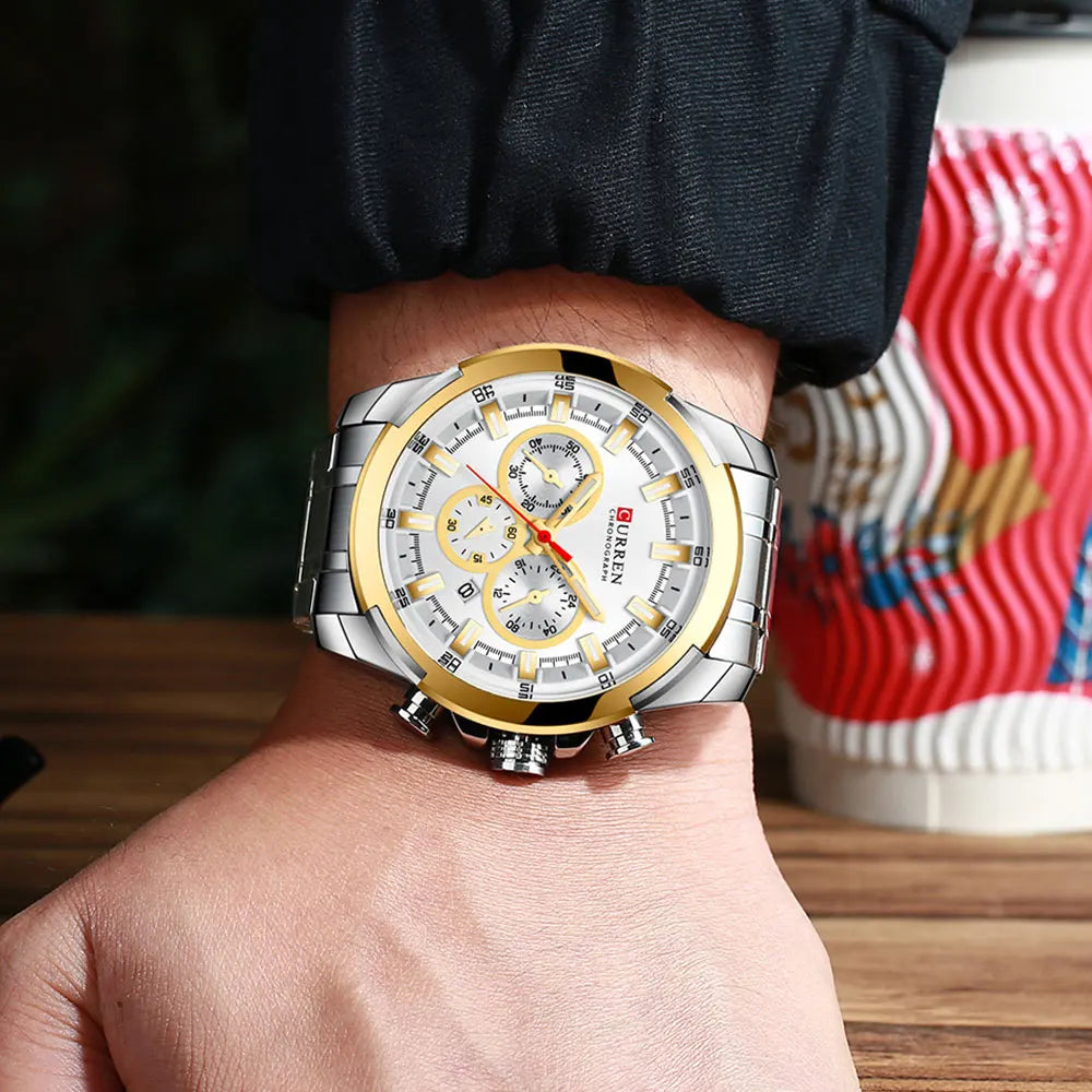 Chrono Silver White