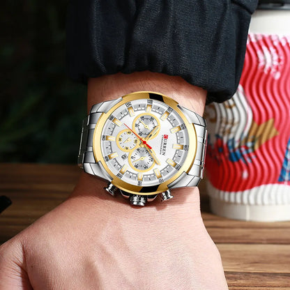 Chrono Silver White