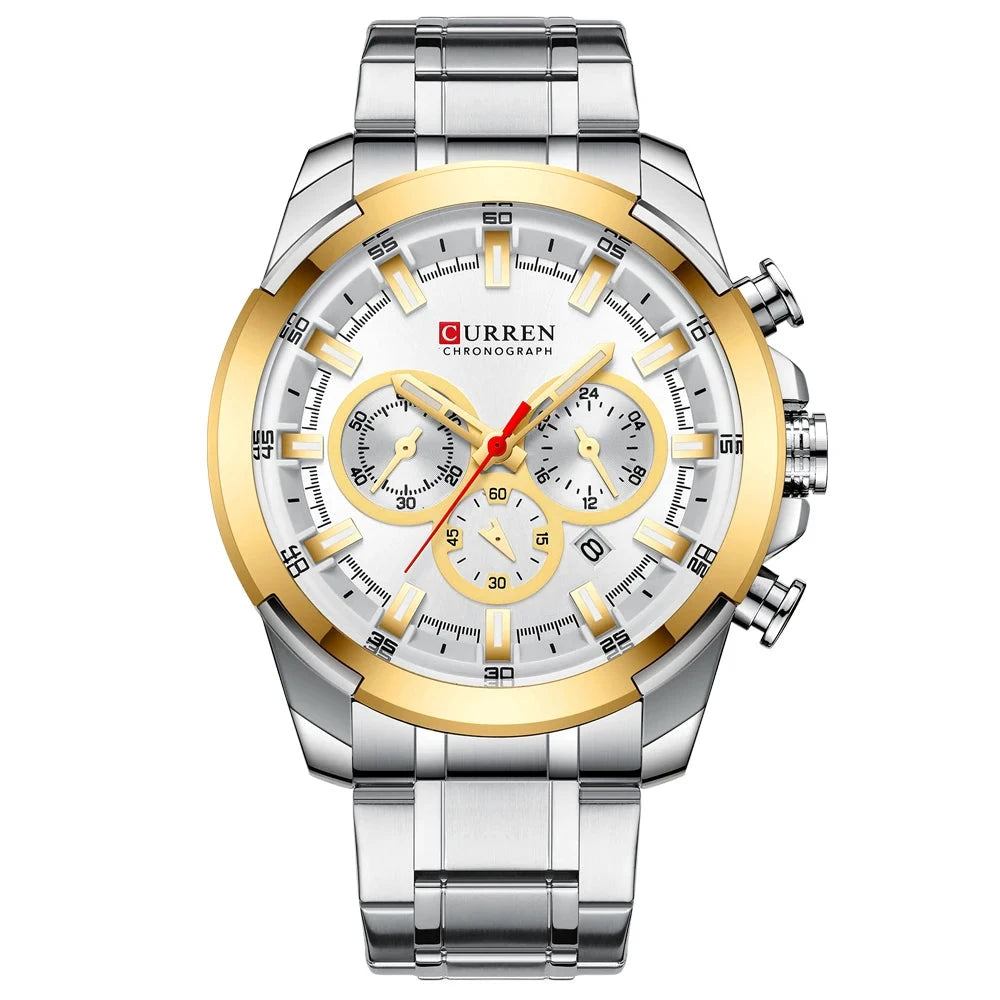 Chrono Silver White