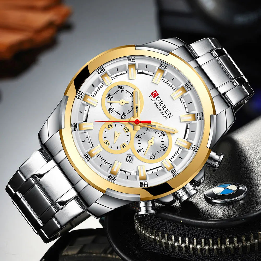 Chrono Silver White