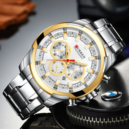 Chrono Silver White