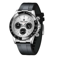Silver Noir Chrono